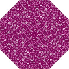 Purple Christmas Pattern Golf Umbrellas