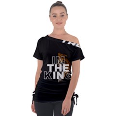 20231009 173320 0000 Off Shoulder Tie-up T-shirt