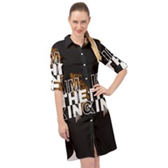 20231009 173320 0000 Long Sleeve Mini Shirt Dress by 90gb