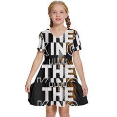 20231009 173320 0000 Kids  Short Sleeve Tiered Mini Dress by 90gb