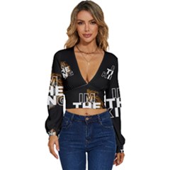 20231009 173320 0000 Long Sleeve Deep-v Velour Top by 90gb