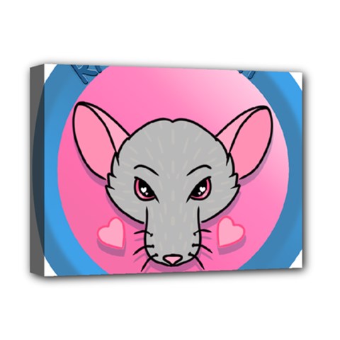 Rad Rat Studios Logo Deluxe Canvas 16  X 12  (stretched)  by radratstudios