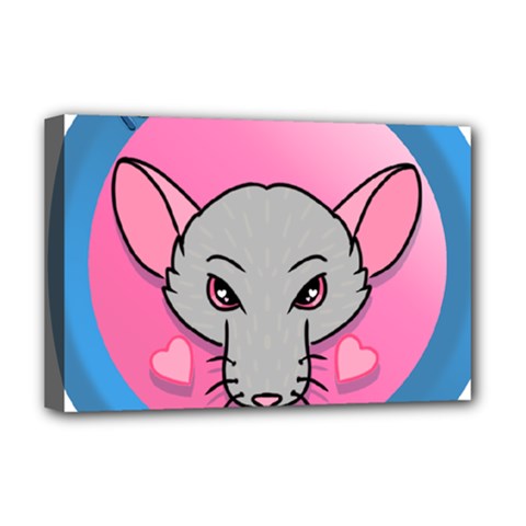 Rad Rat Studios Logo Deluxe Canvas 18  X 12  (stretched) by radratstudios