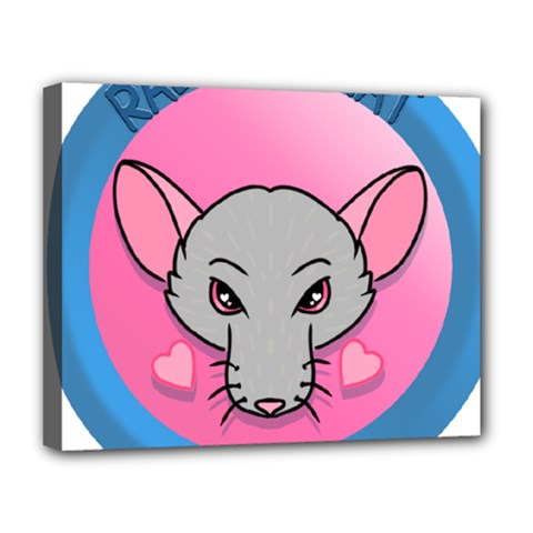 Rad Rat Studios Logo Deluxe Canvas 20  X 16  (stretched) by radratstudios