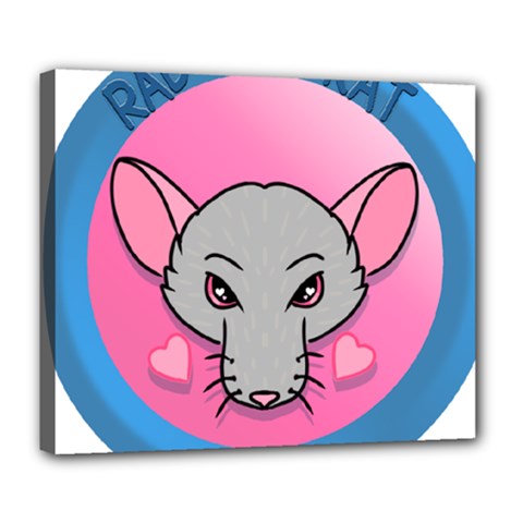 Rad Rat Studios Logo Deluxe Canvas 24  X 20  (stretched) by radratstudios