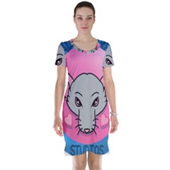 Rad Rat Studios Logo Short Sleeve Nightdress by radratstudios