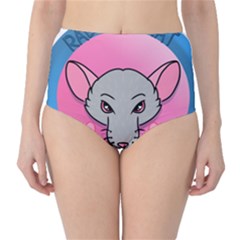 Rad Rat Studios Logo Classic High-waist Bikini Bottoms by radratstudios