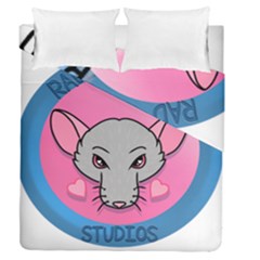 Rad Rat Studios Logo Duvet Cover Double Side (queen Size)