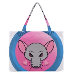 Rad Rat Studios Logo Zipper Medium Tote Bag by radratstudios