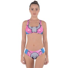 Rad Rat Studios Logo Criss Cross Bikini Set by radratstudios