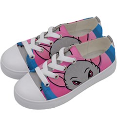 Rad Rat Studios Logo Kids  Low Top Canvas Sneakers by radratstudios