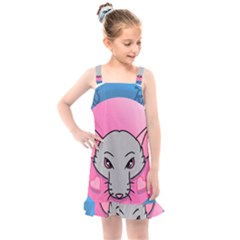 Rad Rat Studios Logo Kids  Overall Dress by radratstudios