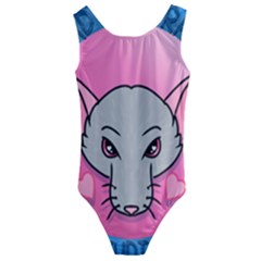 Rad Rat Studios Logo Kids  Cut-out Back One Piece Swimsuit by radratstudios