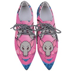 Rad Rat Studios Logo Pointed Oxford Shoes by radratstudios