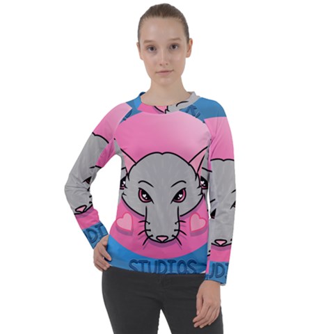 Rad Rat Studios Logo Women s Long Sleeve Raglan T-shirt by radratstudios