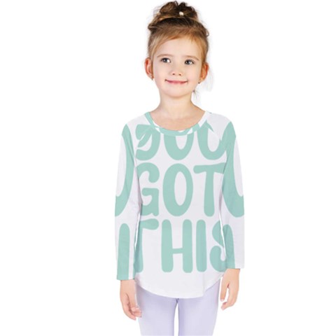 You Got This T- Shirt You Got This A Cute Motivation Qoute To Keep You Going T- Shirt Yoga Reflexion Pose T- Shirtyoga Reflexion Pose T- Shirt Kids  Long Sleeve T-shirt by hizuto