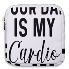 Your Dad Is My Cardio T- Shirt Your Dad Is My Cardio T- Shirt Yoga Reflexion Pose T- Shirtyoga Reflexion Pose T- Shirt Mini Square Pouch by hizuto