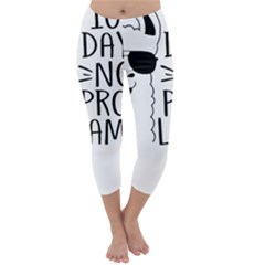 100 Days Of School T- Shirt100 Days No Prob Lamma T- Shirt Yoga Reflexion Pose T- Shirtyoga Reflexion Pose T- Shirt Capri Winter Leggings  by hizuto