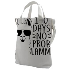 100 Days Of School T- Shirt100 Days No Prob Lamma T- Shirt Yoga Reflexion Pose T- Shirtyoga Reflexion Pose T- Shirt Canvas Messenger Bag by hizuto