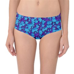 Flowers And Bloom In Perfect Lovely Harmony Mid-waist Bikini Bottoms by pepitasart