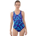 Flowers And Bloom In Perfect Lovely Harmony Cut-Out Back One Piece Swimsuit View1