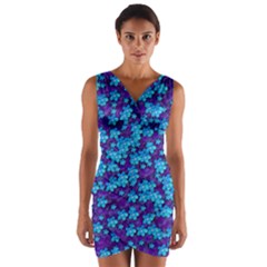 Flowers And Bloom In Perfect Lovely Harmony Wrap Front Bodycon Dress by pepitasart