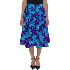 Flowers And Bloom In Perfect Lovely Harmony Perfect Length Midi Skirt