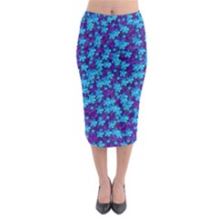 Flowers And Bloom In Perfect Lovely Harmony Midi Pencil Skirt by pepitasart