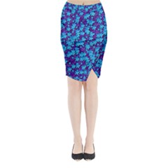 Flowers And Bloom In Perfect Lovely Harmony Midi Wrap Pencil Skirt by pepitasart