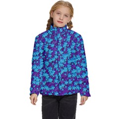 Flowers And Bloom In Perfect Lovely Harmony Kids  Puffer Bubble Jacket Coat by pepitasart