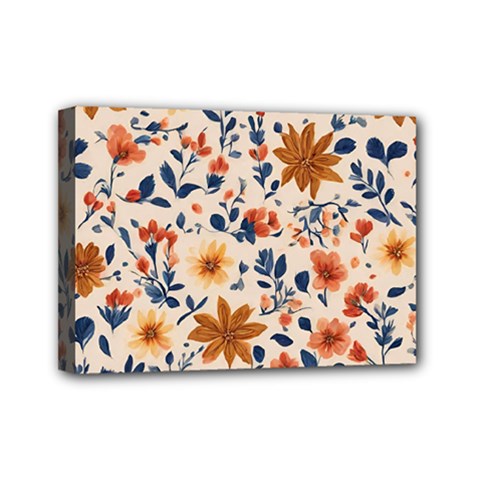 Boho Flowers Seamless Patternn Mini Canvas 7  X 5  (stretched) by Jack14