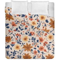 Boho Flowers Seamless Patternn Duvet Cover Double Side (california King Size)