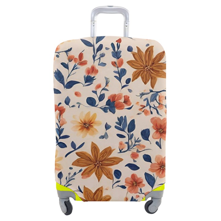 Boho Flowers Seamless Patternn Luggage Cover (Medium)