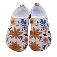 Boho Flowers Seamless Patternn Kids  Sock-style Water Shoes