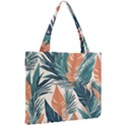 Colorful Tropical Leaf Mini Tote Bag View2