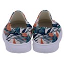 Colorful Tropical Leaf Kids  Canvas Slip Ons View4