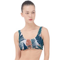 Colorful Tropical Leaf The Little Details Bikini Top