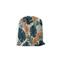 Tropical Leaf Drawstring Pouch (Small) View2