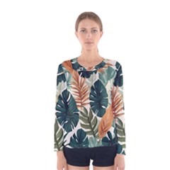 Tropical Leaf Women s Long Sleeve T-shirt