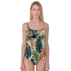 Tropical Leaf Camisole Leotard  by Jack14