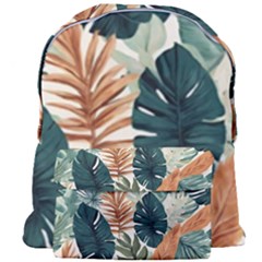 Tropical Leaf Giant Full Print Backpack by Jack14