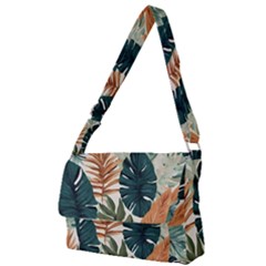 Tropical Leaf Full Print Messenger Bag (s) by Jack14