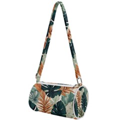 Tropical Leaf Mini Cylinder Bag by Jack14