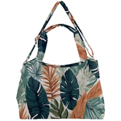 Tropical Leaf Double Compartment Shoulder Bag by Jack14