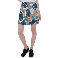 Tropical Leaf Tennis Skirt by Jack14