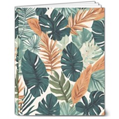 Tropical Leaf 8  X 10  Softcover Notebook by Jack14