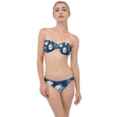 Fish Pattern Classic Bandeau Bikini Set by Valentinaart