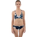 Fish pattern Wrap Around Bikini Set View1