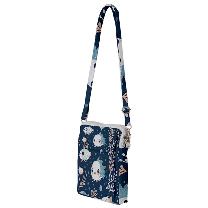 Fish pattern Multi Function Travel Bag