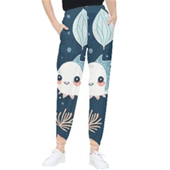 Fish Pattern Women s Tapered Pants by Valentinaart